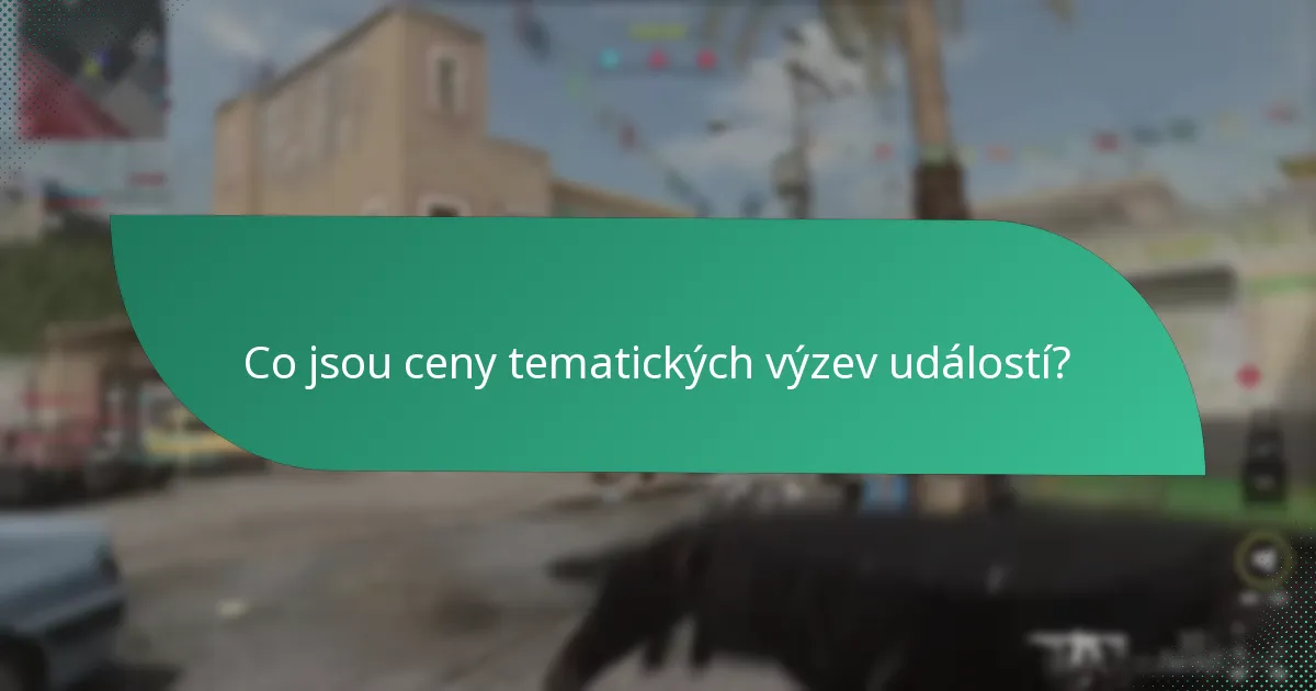 Jaká konkrétní témata jsou populární pro výzvy událostí?