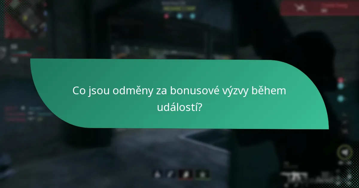 Jak mohou hráči získat odměny za bonusové výzvy během událostí?