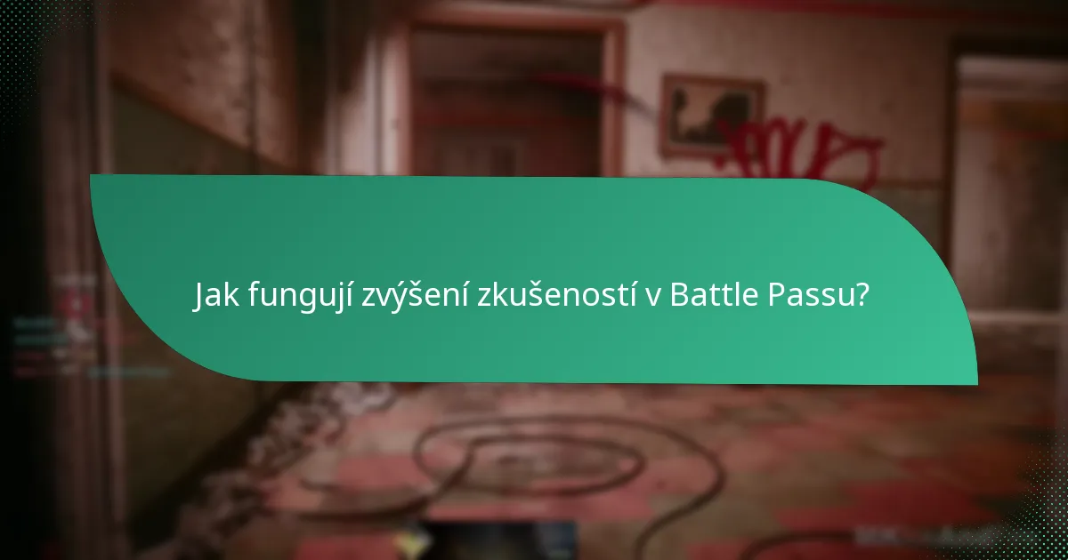 Jak funguje postup v Battle Passu?