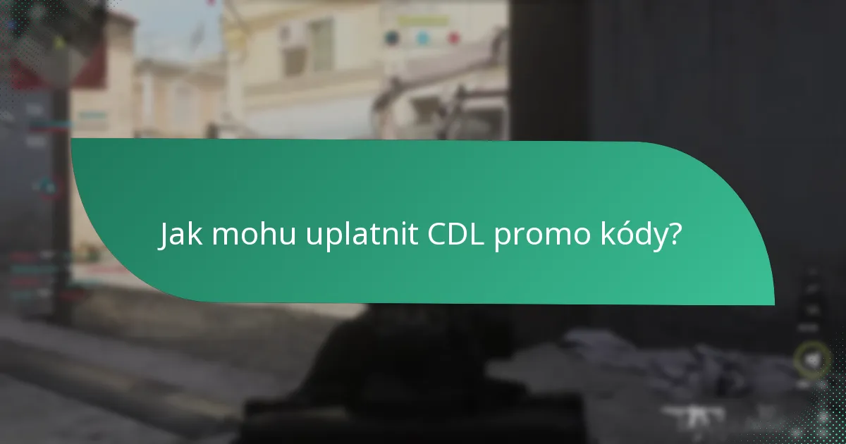 Co jsou cross-promotion související s CDL promo kódy?